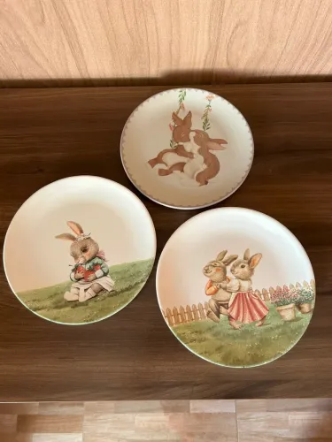 Kit 3 pratos de Páscoa