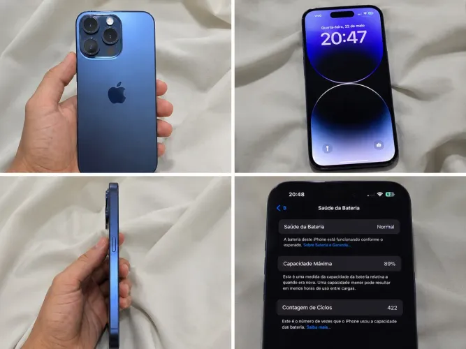 iPhone 15 Pro Max 256GB | Bateria 89% | Impecável