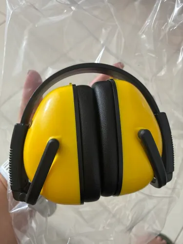 Protetor Auricular Abafador de Ruídos Tipo Concha Bomvink BOM-7411 Novo