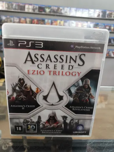 Jogo para PS3 usado mídia física Assassins Creed Enzo Trilogy