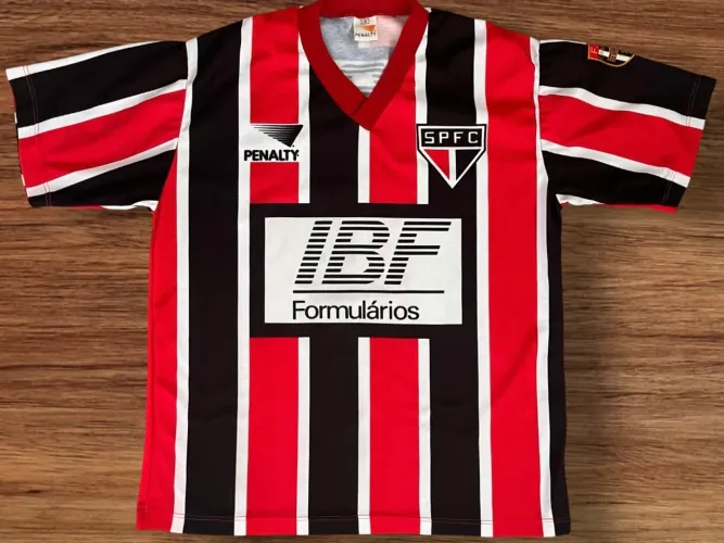 CAMISA SAO PAULO 1992 DE JOGO PENALTY/IBF