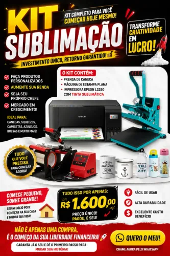 Kit Sublimação 