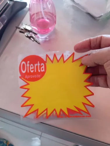 Kit 24 cartaz reutilizável/2lista de preço 