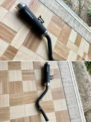 Escapamento Xre 300 cápsula