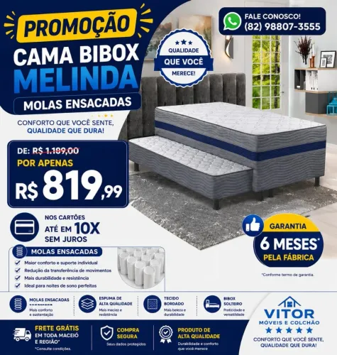 OFERTA BIBOX MELINDA SOLTEIRO