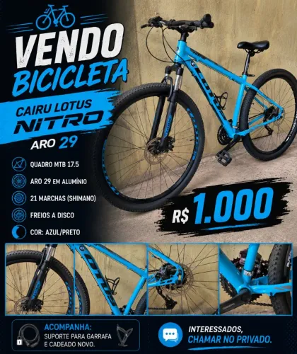 BICICLETA Cairu Lotus Nitro Aro 29
