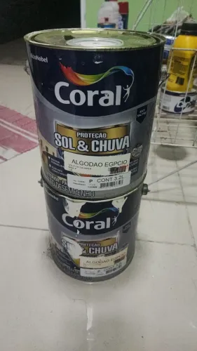 Lata de tinta 3,2 LTS algodão egípcio externo
