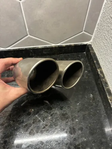 Ponteira escape dupla inox 3?
