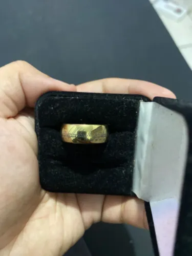 Anel banhado a ouro (senhor do anéis)