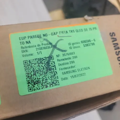 Suporte de parede No-Gap, exclusivo para QLED TVs de 75 Original Samsung