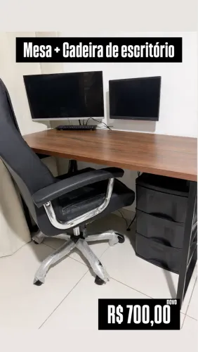 Mesa + Cadeira (escritório) 