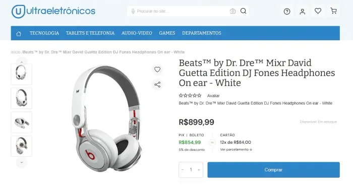 Fones de ouvido