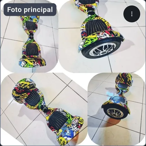  Hoverboard 10pol Skate Elétrico Urban Bat Samsung aceito instrumentos musicais ler.