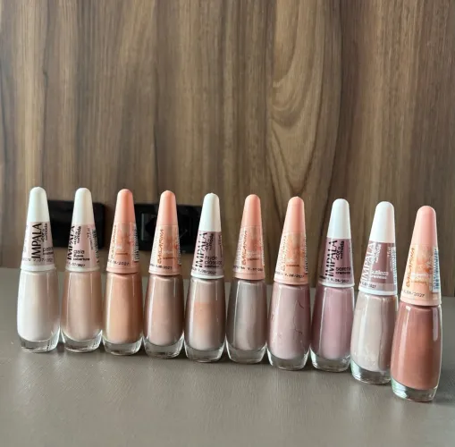 Esmaltes da coleção Ballet (tons nude)