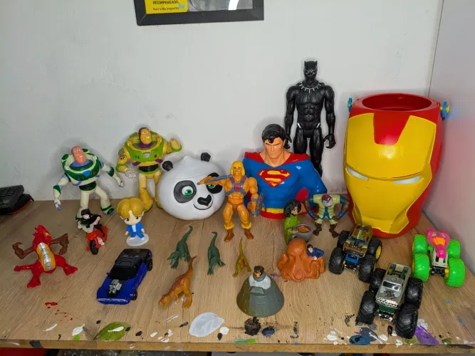 Coleção diversas - McDonald's - buzz Lightyear - he-man (Aparti de 5$)<br><br>R$10
