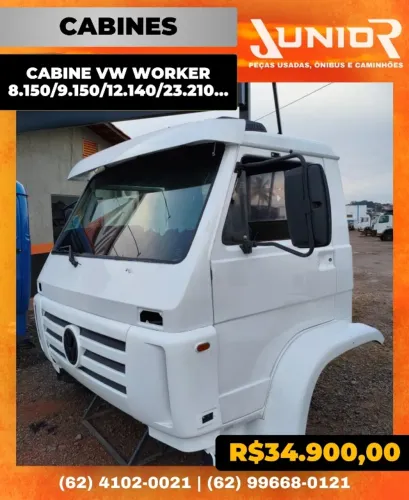 Cabine VW Worker 8.150/9.150/12.140/23.210...