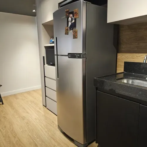 Geladeira Brastemp Frost Free Duplex 375L Inox - Apenas 1 Ano de Uso!