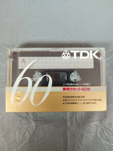 Fita k7 cassete TDK JY-60 raríssima Japan