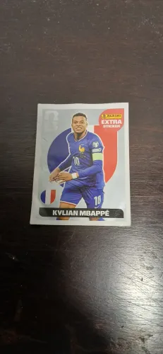 Figurinha de copa 2026 Mbappé prata