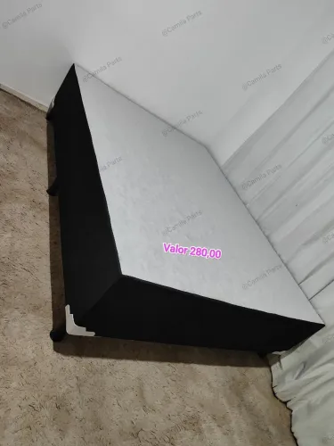 Base Cama Box Casal 7 Pés ENTREGO