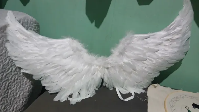 Asas de anjo fantasia adulto