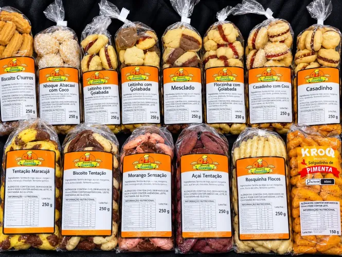 Vendedor de biscoitos autônomo 