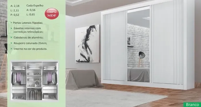 Guarda Roupa Casal Duane