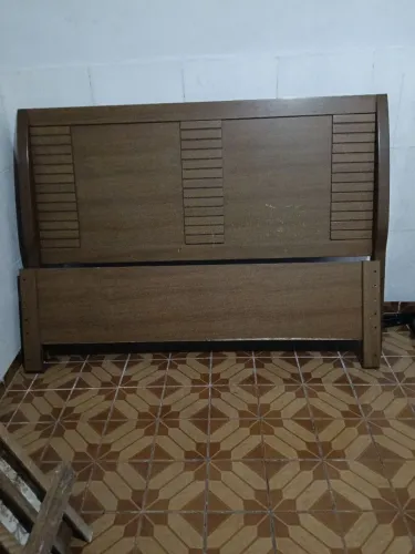 Colchão e cabeceira e pé de cama