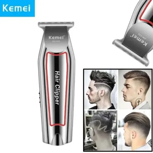 Mais Vendida! Kemei KM-032 Recarregável para Acabamento | Promoção
