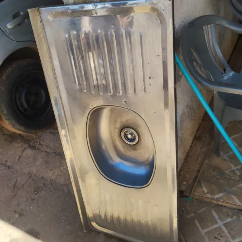 Pia inox 1,20 por 55cm