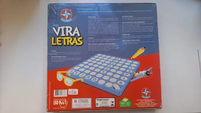 Jogo Vira Letras da estrela