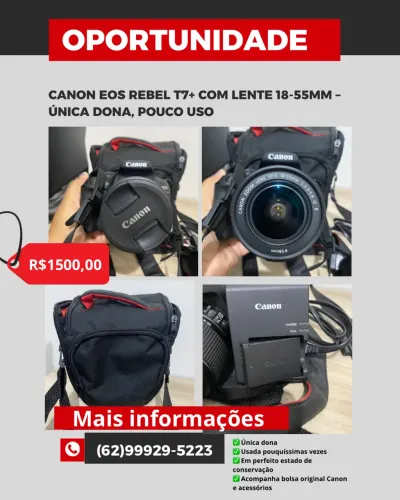 Câmera Cânon