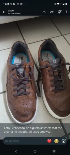Sapato social Democrata semi novo