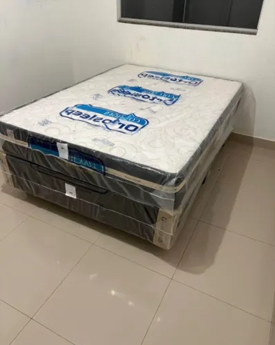 Cama box casal nova