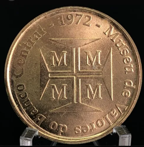 Medalha Histórica Banco Central do Brasil 1972 - Sesquicentenário / Museu de Valores