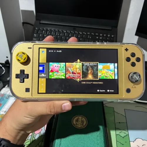Nintendo switch Lite Hyrule/Zelda Edition 300gb Desbl0q