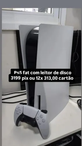 Ps5 com midia física 90 dias de garantia