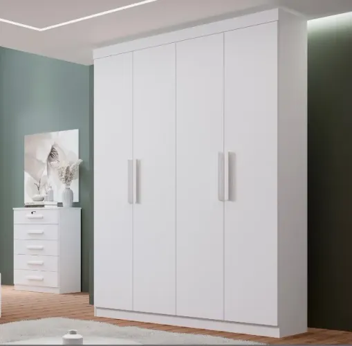 Guarda-Roupa Compacto Clean Flex 4Portas  