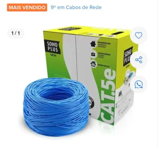 Cabo de rede cat5e