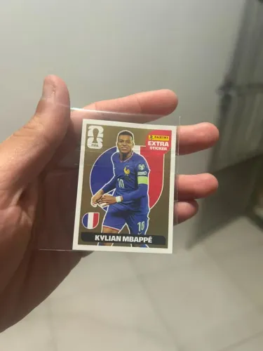 Figurinha Extra Sticker KYLIAN MBAPPE Gold Original 2026