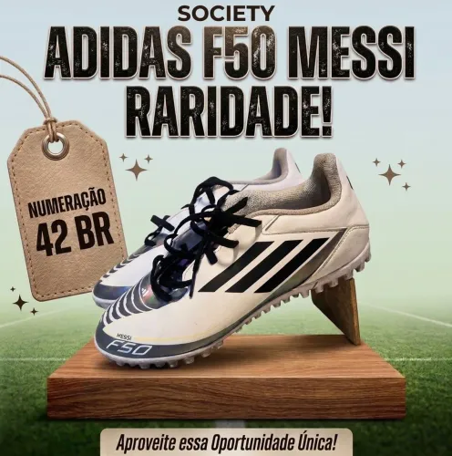 RARIDADE! ADIDAS F50 MESSI SOCIETY