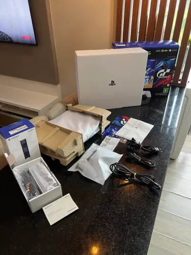 Ps5 e base de carregamento