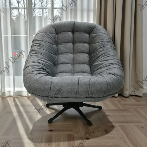 Poltrona Giratória balanço com móveis com molas 