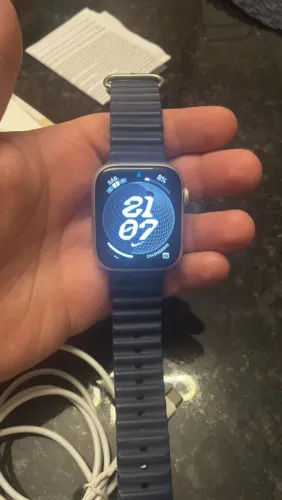 Apple watch serie 7 45mm + celular muito novo divido em 12x
