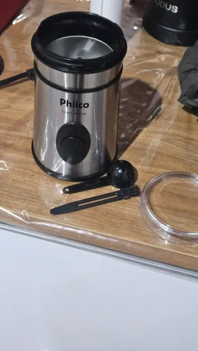 Moedor De Café Elétrico Philco Grano Aroma Em Inox 200w<br>