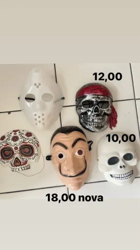Máscaras Halloween a partir de 8,00
