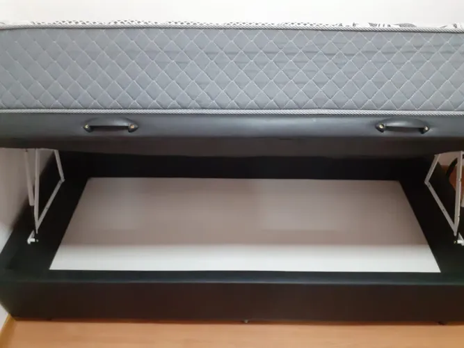 Cama Box + colchão Solteiro