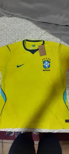 Camisa Do Brasil versão jogador