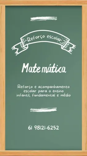 Professor de matemática - reforço e acompanhamento 