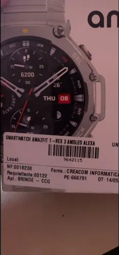 Amazfit t-rex 3, novo, lacrado